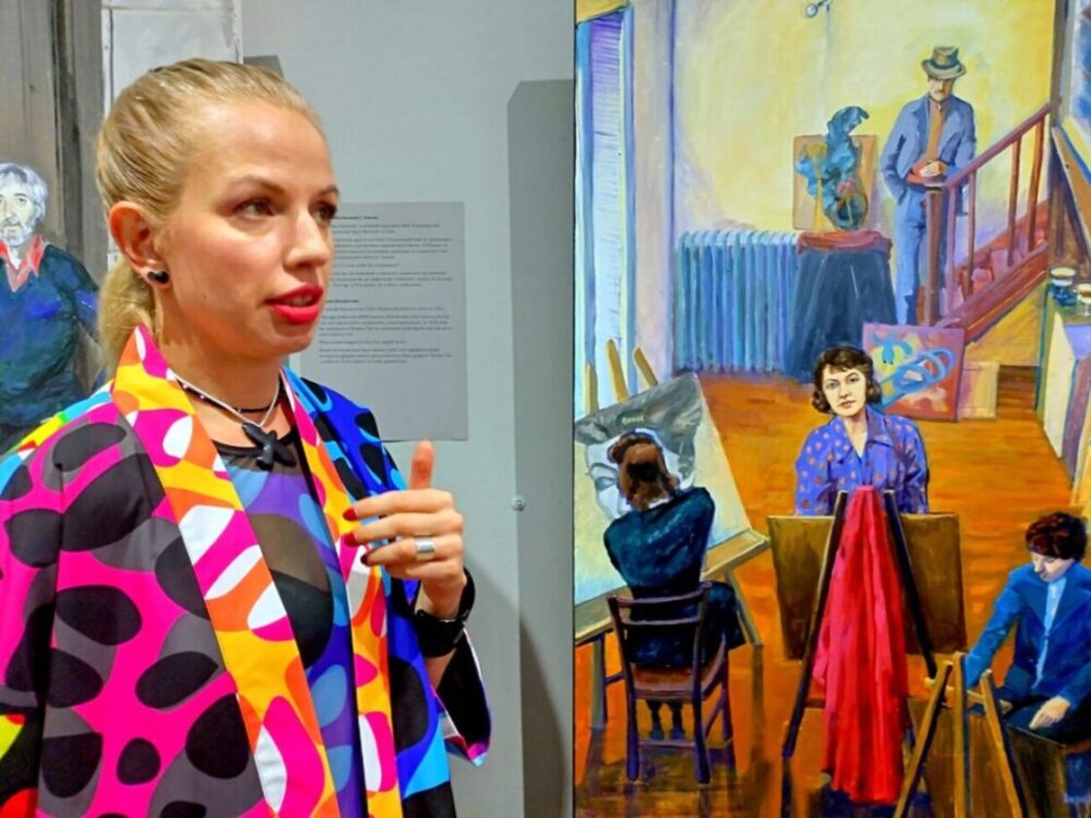 «Художник в історії» Олеся Казнох «Зелена канапа»