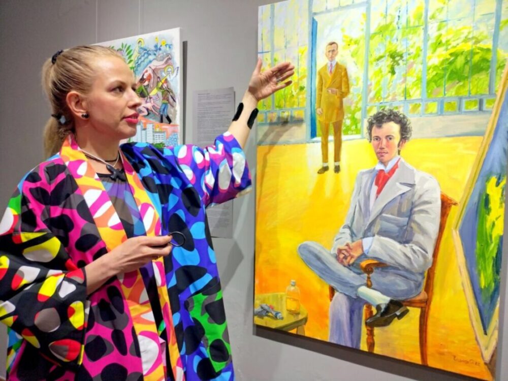 «Художник в історії» Олеся Казнох «Зелена канапа»