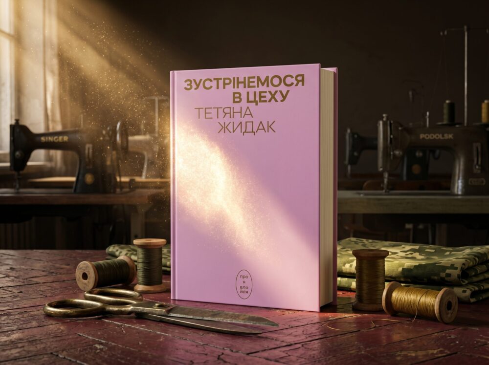 Книга Тетяни Жидак «Зустрінемося в цеху» від видавництва Creative Women Publishing